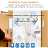 BVAZTVP ZigBee Wireless Door and Window Sensors,Smart Door Open/Closed Detectors for Home Security,Compatible with Alexa Google Home 4Pack(Battery not Included) view 3