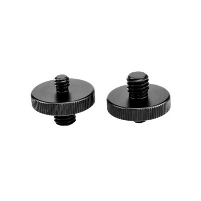 BMFJJWY Universal Camera Conversion Screw 1/4 Male to 3/8 Dual Nuts Tripod Mount Screw Quick Release Camera Screws Mount Adapter(C)