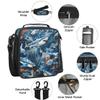 Backpack with Lunch Box Travel Backpack Shark Camouflage Bookbag & Lunch Bag Insulated Lunchbox Waterproof Daypack Laptop Backpack Freezable Lunch Bag view 4