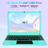 ZHAOHUIXIN Mini 10.1 inch Android 12 Laptop Computer, Portable Small Netbook Computer with Allwinner A133 CPU Android 12 OS 2GB RAM 64GB EMMC HD IPS Screen 1280x800 Pixel 0.3MP Camera (Blue) view 3