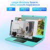 ZHAOHUIXIN Mini 10.1 inch Android 12 Laptop Computer, Portable Small Netbook Computer with Allwinner A133 CPU Android 12 OS 2GB RAM 64GB EMMC HD IPS Screen 1280x800 Pixel 0.3MP Camera (Blue) view 4
