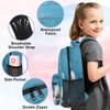 Backpack with Lunch Box Travel Backpack Wooden Seashell Starfish Bookbag & Lunch Bag Insulated Lunchbox Waterproof Daypack Laptop Backpack Freezable Lunch Bag view 3
