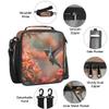 Backpack with Lunch Box Travel Backpack Hummingbird Bookbag & Lunch Bag Insulated Lunchbox Waterproof Daypack Laptop Backpack Freezable Lunch Bag view 4