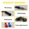 Universal 12V Car cBooster Stereo FM AM Signal Amplifier, Power Supply DIN Plug Connector Adapter for Car Vehicle Stereo, Audio, Radio, Media, Head Unit Receiver. view 3