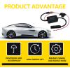 Universal 12V Car cBooster Stereo FM AM Signal Amplifier, Power Supply DIN Plug Connector Adapter for Car Vehicle Stereo, Audio, Radio, Media, Head Unit Receiver. view 4