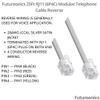 Futureonics (50 Pack 25Ft RJ11 Modular Telephone Cable Reverse - 25 Feet view 2