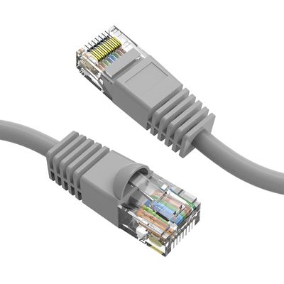 Futureonics (Single Pack Cat 6 Ethernet Cable 1 Feet Gray UTP Booted 1 FT Computer Network Cable, Internet Cable, Cat 6 Cable