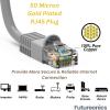 Futureonics (Single Pack Cat 6 Ethernet Cable 1 Feet Gray UTP Booted 1 FT Computer Network Cable, Internet Cable, Cat 6 Cable view 2