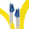 Futureonics Singlemode LC to LC Fiber Optic Patch Cable 15M (Single Pack) 9/125 LC/UPC to LC/UPC Duplex 2.0mm OFNR Fiber Patch Cord - Fiber Jumper Cable for Networking - Yellow - 15 Meter view 1
