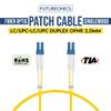 Futureonics Singlemode LC to LC Fiber Optic Patch Cable 15M (Single Pack) 9/125 LC/UPC to LC/UPC Duplex 2.0mm OFNR Fiber Patch Cord - Fiber Jumper Cable for Networking - Yellow - 15 Meter view 2