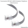 Futureonics (5 Pack 25Ft RJ11 Modular Telephone Cable Reverse - 25 Feet view 4