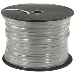 Futureonics (5 Pack) 1000Ft UL 8 Conductor Silver Satin Modular Cable Reel 26AWG - 1000 Feet
