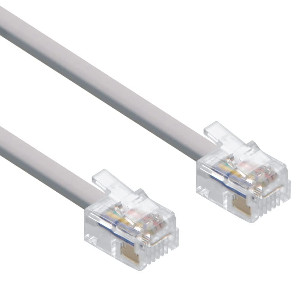 Futureonics (5 Pack 25Ft RJ12 Modular Cable Reverse - 25 Feet