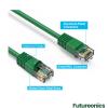 Futureonics (10 Pack Cat 6 Ethernet Cable 5 Feet Green UTP Booted 5 FT Computer Network Cable, Internet Cable, Cat 6 Cable view 3