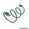 Futureonics (10 Pack Cat 6 Ethernet Cable 5 Feet Green UTP Booted 5 FT Computer Network Cable, Internet Cable, Cat 6 Cable view 4