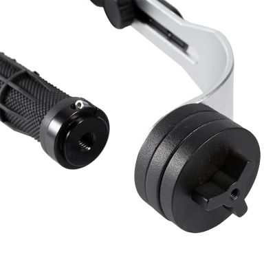 Pro Handheld Camera Stabilizer, Handle Grip Steady Support for Digital Camera Camcorder, Smartphone, DV