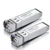 10G SFP Bi-Directional Singlemode Transceiver, 1270nm/1330nm, SMF LC 20km, with Digital Diagnostic Monitoring, for D-Link, Mikrotik, TP-Link and More, Pack of 2 view 1