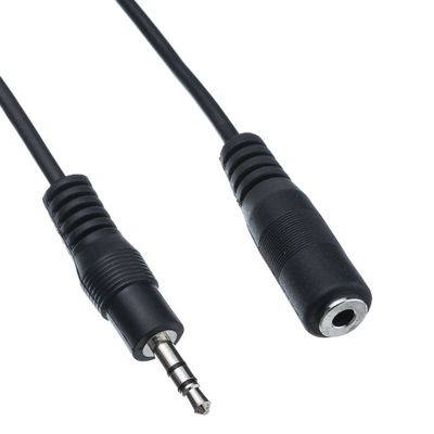 Futureonics (5 Pack 6Ft 2.5mm Stereo M/F Speaker/Headset Cable - 6 Feet