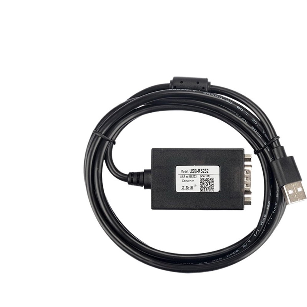 USB to RS485 RS232 RS422 Signal Industrial Grade Magnetic Isolation Converter 9-pin Serial Cable(Brilliant Black USB RS232)