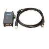 USB to RS485 RS232 RS422 Signal Industrial Grade Magnetic Isolation Converter 9-pin Serial Cable(Brilliant Black USB RS232) view 2