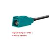 POBADY Car Radio FM/AM Antenna Signal Booster Fakra Z Male to Female Adapter 12V Universal Radio Antenna Amplifier Vehicle Antenna Amplifier for Audio Stereo Digital Car (1PCS) view 2