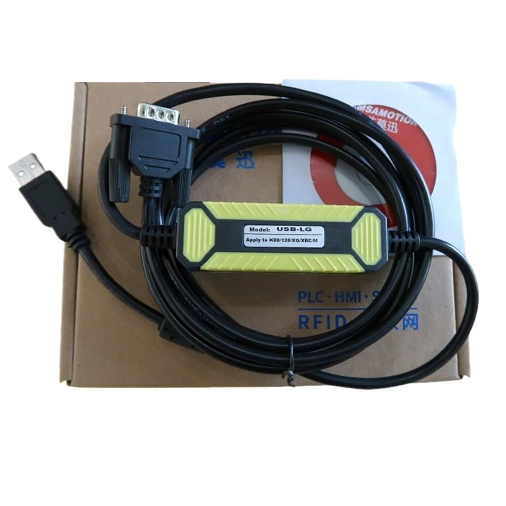 ETURBEV Suitable for LS/LG XP Touch Screen Programming Cable XGB/XBM/K7M Series PLC Data Download Cable(Moisture Proof and Moisture Proof)