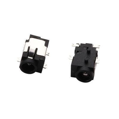 10Pcs DC Connectors 5.5x2.1mm 3.5x1.3mm DC Power Male Female Jack Socket Nut Panel Mount DC Power Adapter Connector 5.5 * 2.1(10PCS DC-031A PIN1.3)