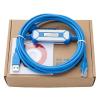 MDWXDOFP Suitable for NB/NJ/NS/NW0 Series PLC Programming Cable USB-CNV3 Data Download line Communication line(Gilded Blue) view 1