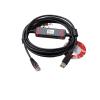 MDWXDOFP Suitable for NB/NJ/NS/NW0 Series PLC Programming Cable USB-CNV3 Data Download line Communication line(Gilded Blue) view 4