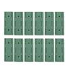 SEIWEI 12PCS Self-Adhesive Socket Holder Power Strip Holder Wall Mount Plug Fixer Desktop Socket Fixer for Home Office Cable Management Green, 9.5*3.7cm/3.7*1.5in view 1