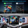 4+32GUpgrade with Button Car Stereo Radio for Chevrolet Cruze Accessorie 2009 2010 2011 2012 2013 2014 2015 Android: GPSNavigation 10.4 Inch Touchscreen Bluetooth WiFi Head Unit Backup Camera view 2