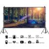 AOFOTO 20x10ft Summer Camp Backdrop Riverside Forest Camping Scene Tents Sunshine Photography Background School Classroom Camping Theme Party Decorations Kids Students Outdoor Study Photo Shoot Props view 2