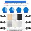 KLJ Cable Clips,Desk Cable Management Wire Clips,Under Desk Cable Management Cord Clips,Cord Management Ideas Cable Management Clips,Cable Clip (Black, LS), Large Size29PCS view 4