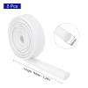 MECCANIXITY 5Pcs Wire Insulation Braid Fire Sleeve,3.28Ft-6mm ID White, High Temp Silicone Coated Fiberglass Sleeving for Automotive Hose Lines Electrical Wiring view 2