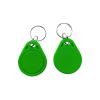 HECERE IC ISO 14443A RFID Key Fob Tag UID Changeable Sector0 Block0 Rewritableuid keychain-green 2pcs view 1