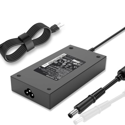 180W Laptop Charger fit for Dell Precision 7510 7520 7530 7540 7550 7560 7680 7670 7770 7780 Alienware 17 15 13 R1 R2 R3 R4 R5 A180PM111 LA180PM180 HA180PM180 AC Adapter Power Supply 7.4mm tip