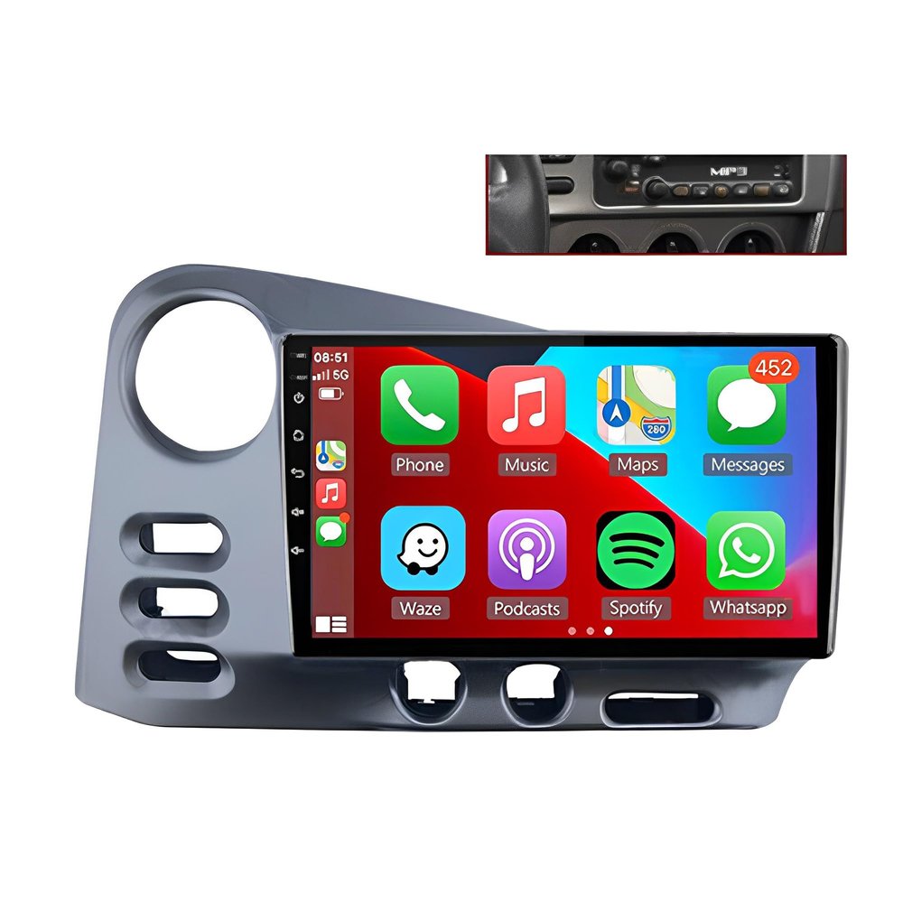 9" Android 13 Car Stereo GPS Navi Carplay for Matrix Pontiac Vibe 2003 2004 Touch Screen with Wireless Carplay/Android Auto Head Unit Navi GPS Multimedia WiFi Steering Wheel Control