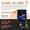 13.6 Inch Vertical Style Android 13 Car Radio Head Unit for Nissan 370Z 2009-2021, 1080P Multimedia Stereo Video Player with Wireless Carplay, GPS Navigation, OEM Functions 8+128 GB (Black) view 4