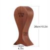 JevLoN Heavy Duty Whole Log Cutting Universal Headphone Stand for Desk, Solid Wood Headset Stand for Desk - Gaming Headphone Stand, Great Stablity, Compatible All Headphone view 2
