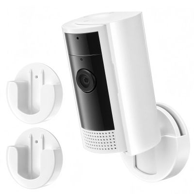 2 Pack Adhesive Indoor Wall Mount, Two Ways Easy Installation with Strong Tape and Screws, No Drilling, No Screws, Convenient and Practical Mount by ALERTCAM