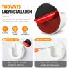 2 Pack Adhesive Indoor Wall Mount, Two Ways Easy Installation with Strong Tape and Screws, No Drilling, No Screws, Convenient and Practical Mount by ALERTCAM view 4