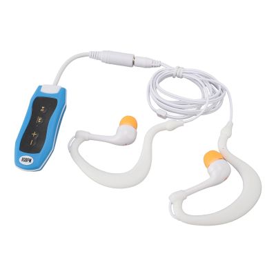 Asixxsix MP3 Player, 8GB IPX8 Swimming Music Player with Earphone,USB Rechargeable, 20H Playback, Underwater MP3 Player for Swimming, Diving, Cycling (8GB)
