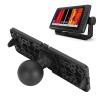 Universal 1.5 Inch Ball Fish Finder Mount Plate, Marine Electronic Fish Finder Mounting Plate, Aluminum Alloy Mounting Base for with Arkon, iBolt Arm Systems view 1