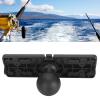 Universal 1.5 Inch Ball Fish Finder Mount Plate, Marine Electronic Fish Finder Mounting Plate, Aluminum Alloy Mounting Base for with Arkon, iBolt Arm Systems view 4
