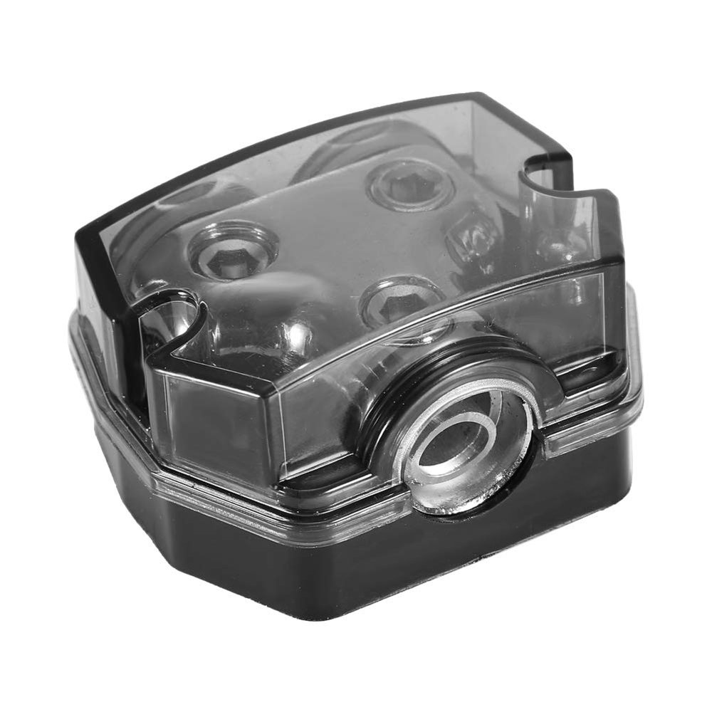 Alloy Power Distribution 1 In 2, Stromeriler Car Hifi 0Ga Copper Terminal Block, Distribution Block For Amp Por Wire With Large Fixing Screw For Car Vehicle System