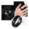 RFID Rewritable T5577 Chip Black or White epoxy Ceramic Smart Finger Ring for Replication 125kHz Access Key Card (White, US#7 56mm) view 4