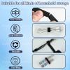 1/2 x 150 (0.5inch, 150 feet Long) Hook and Loop Tape Strap SKIRLLBOT, Double-Sided Straps, Reusable & Durable, Fast Wrap, Great Adhesion, Cut to Any Length, Bind Anything with Ease, Black view 3