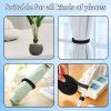 1/2 x 150 (0.5inch, 150 feet Long) Hook and Loop Tape Strap SKIRLLBOT, Double-Sided Straps, Reusable & Durable, Fast Wrap, Great Adhesion, Cut to Any Length, Bind Anything with Ease, Black view 4