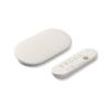 Google TV Streamer 4K - Fast Streaming Entertainment on Your TV with Voice Search Remote - Watch Movies, Shows, Live TV, and Netflix in 4K HDR - Smart Home Control - 32 GB of Storage - Porcelain view 1