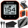 Wearable4U Bushnell Phantom 3 Slope GPS Golf Orange with Slope Technology, Touchscreen, Magnetic Cart Mount with Power Bank and Towel Bundle view 1
